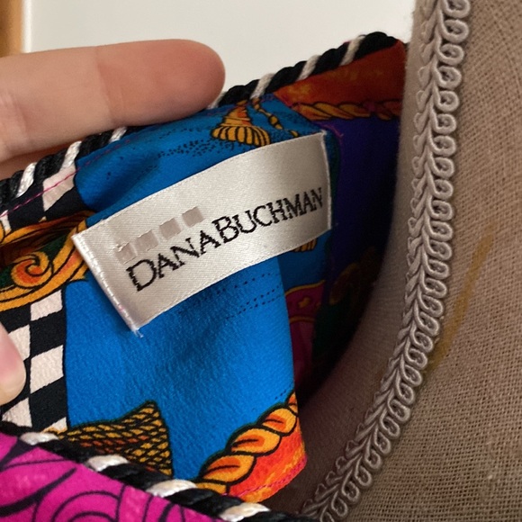 🦚 Silk Vintage Dana Buchaman size 10 - Picture 4 of 5